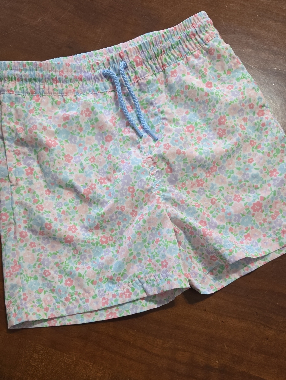 Tbbc Pastel Floral Trunks Sz 4t